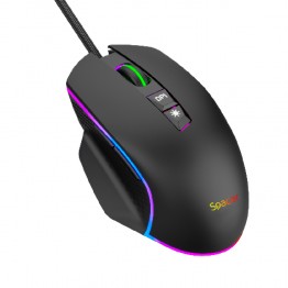 Mouse gaming Spacer Pulsar Speed, 6400 DPI, 7 Butoane